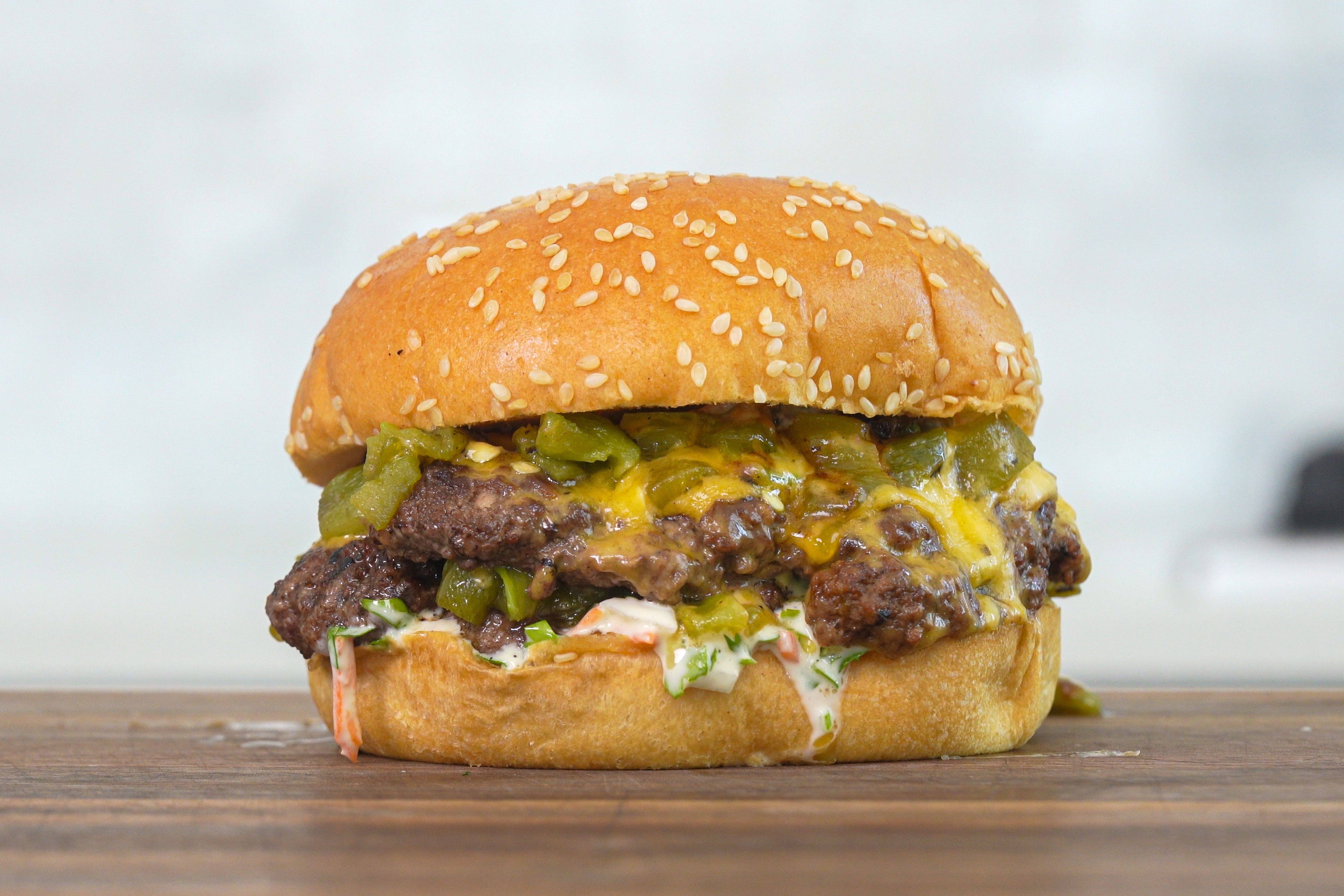 Hatch Chile Smash Burger | CookWell