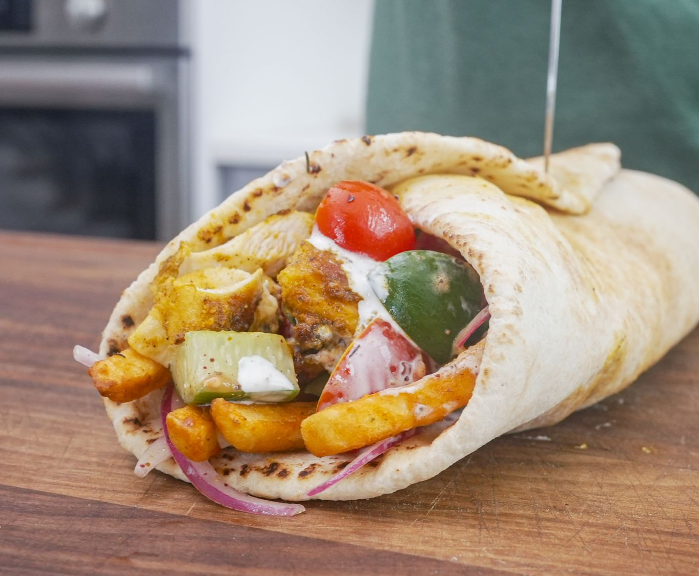 20-Min Chicken Shawarma Wrap-image