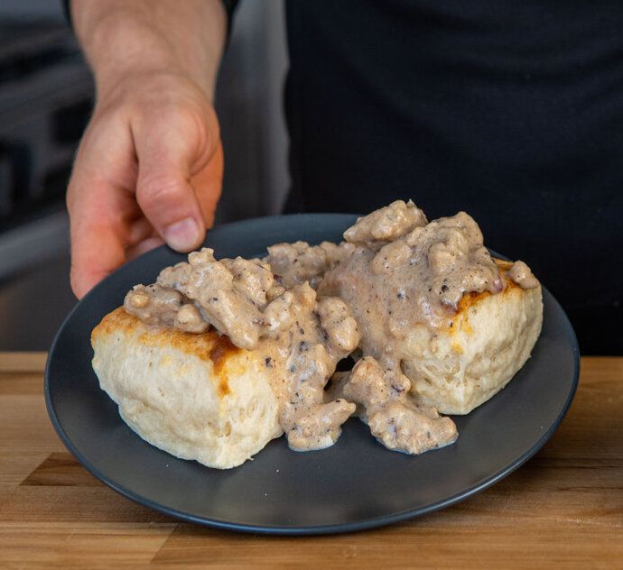 Sausage Gravy & Biscuits | Make the biscuits | CookWell