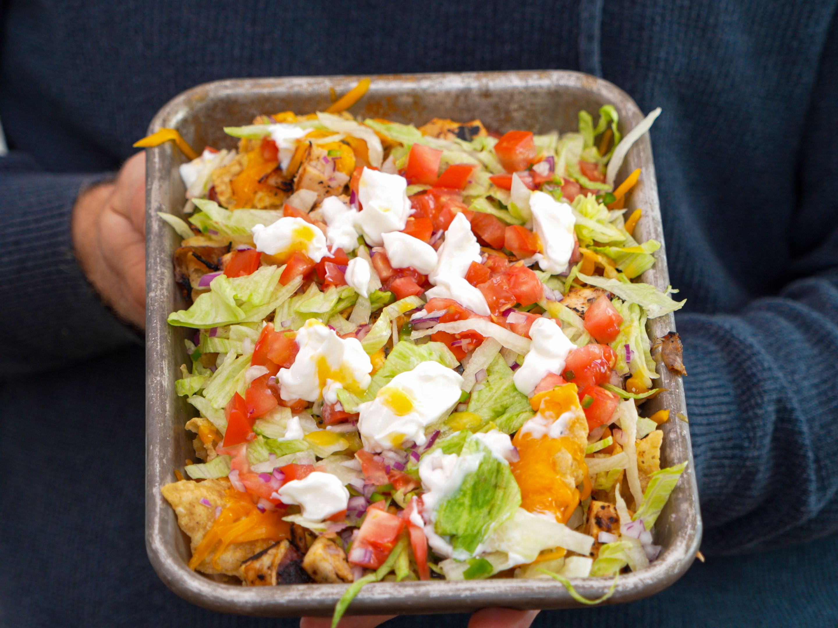Healthy-ish Rotisserie Chicken Nachos-image