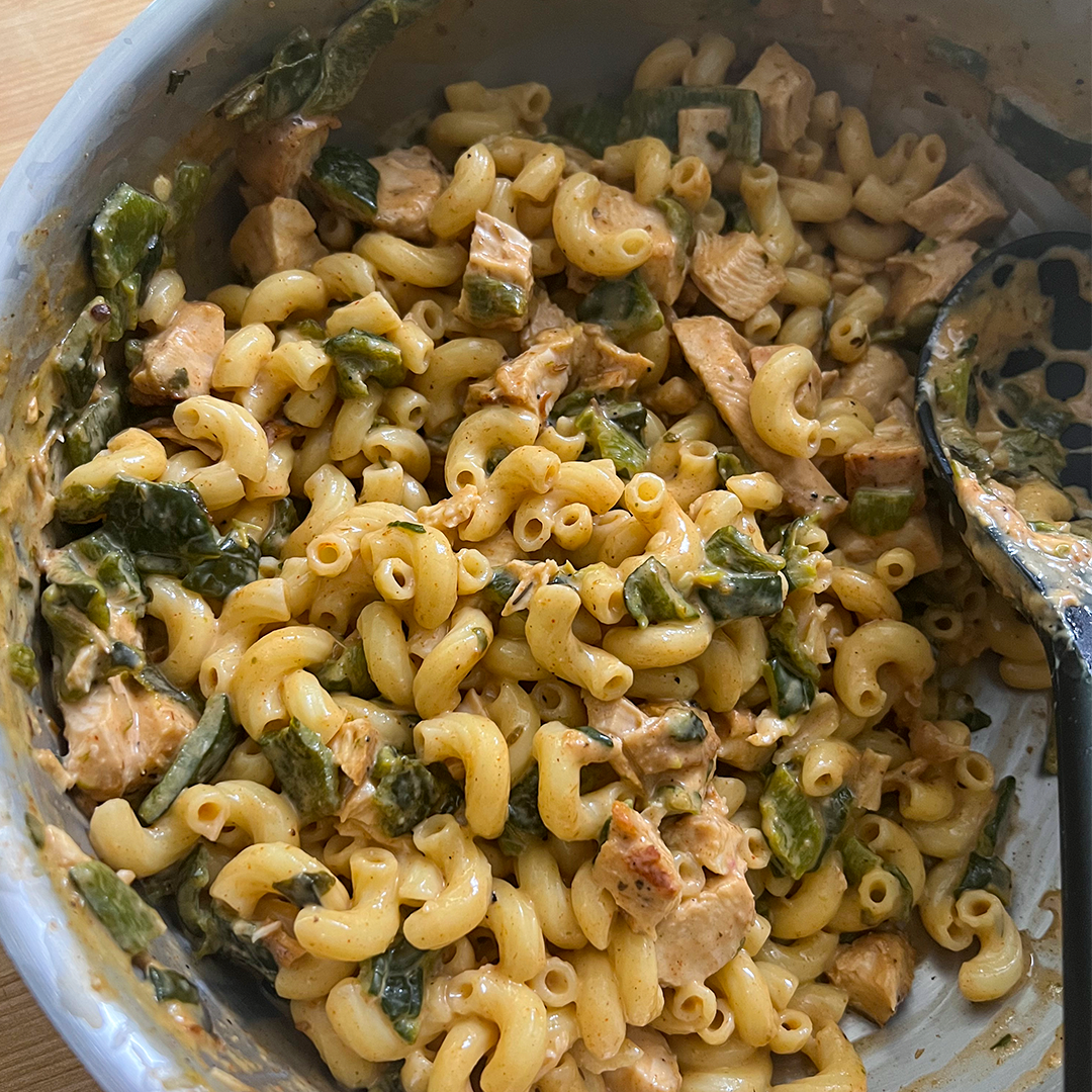 Green Chile Chicken White Cheddar Mac & Cheese-image