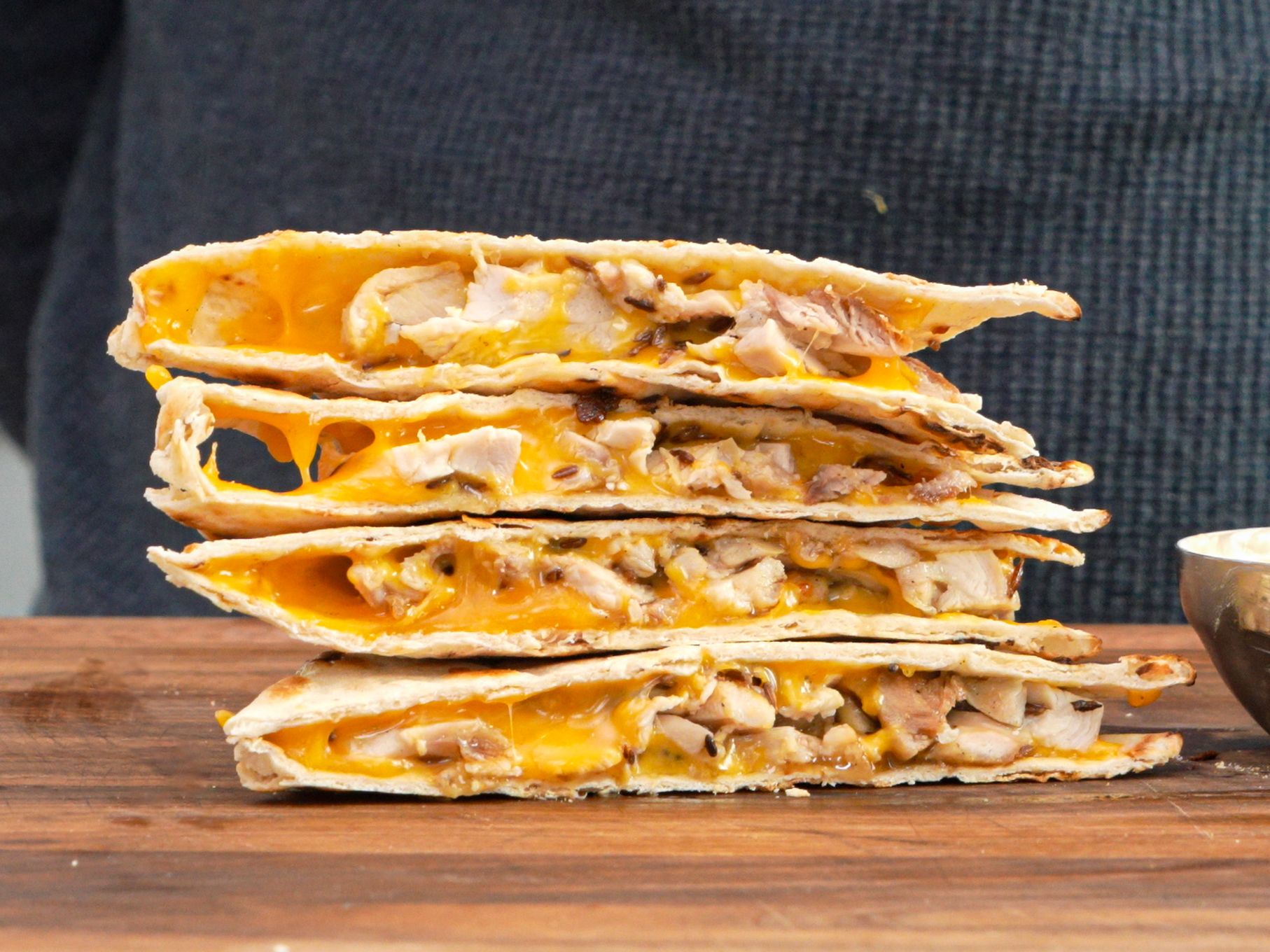 Cheesy Chicken Flatbread-image