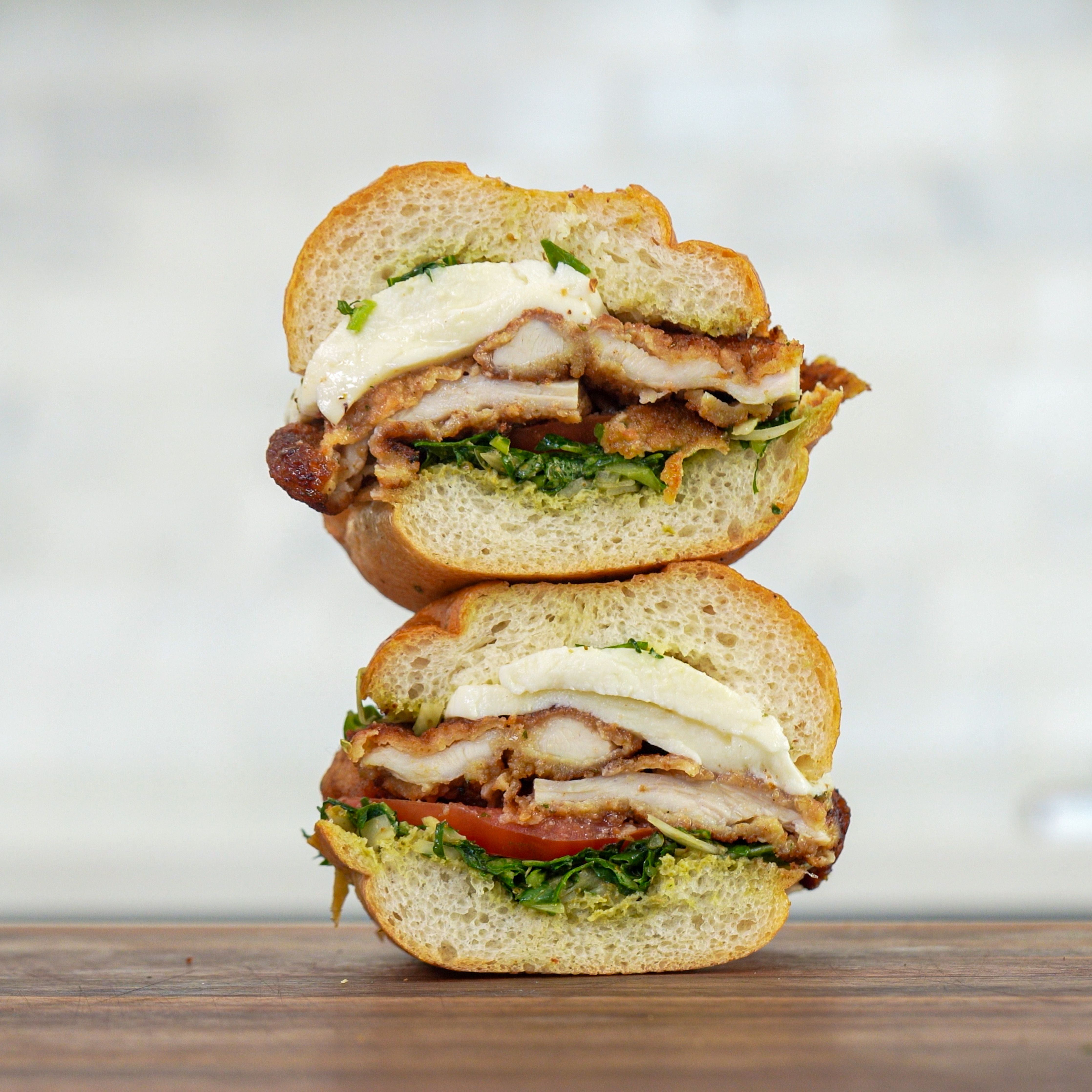 Pesto Slaw Chicken Cutlet Sandwich | CookWell