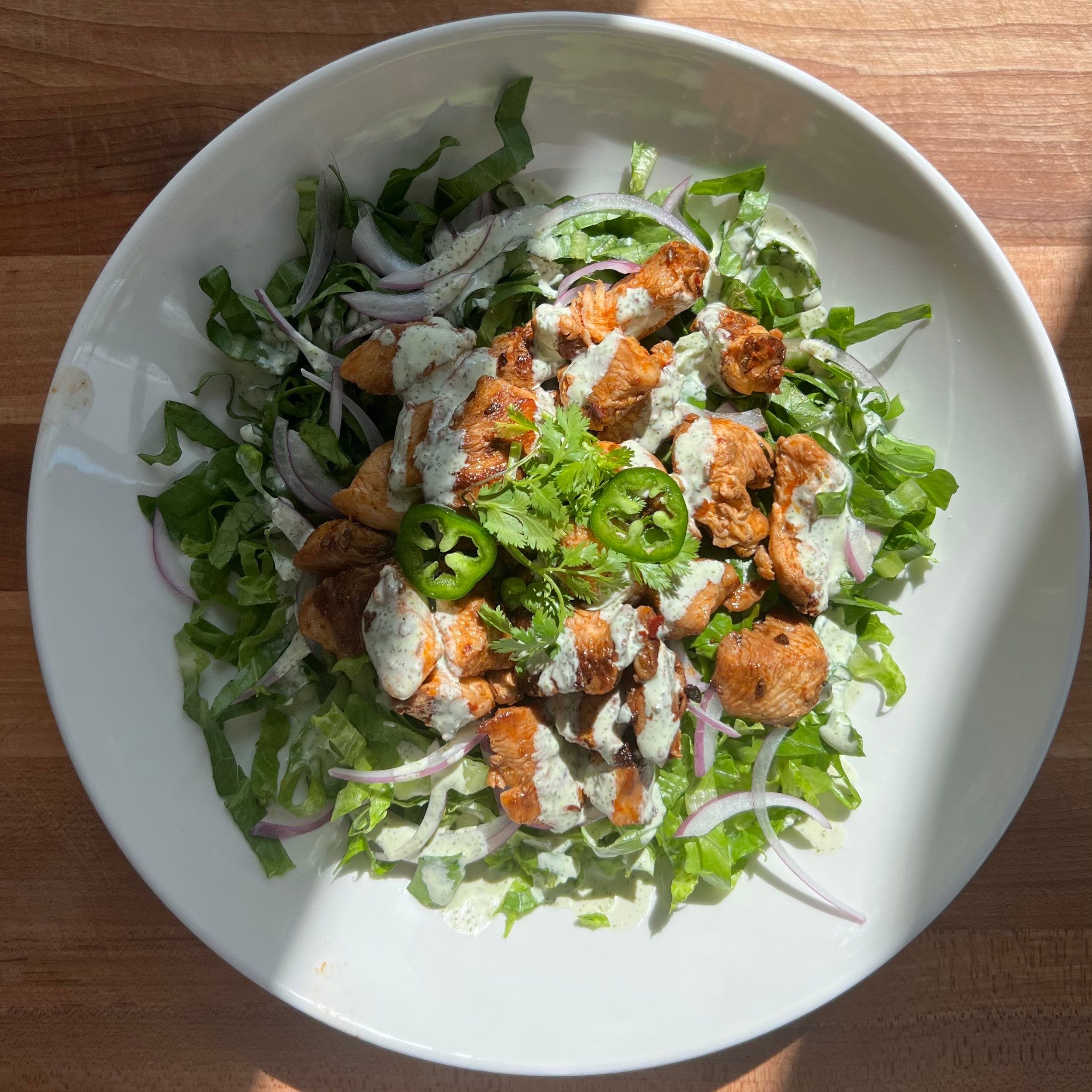 Jalapeño Ranch Salad w/ Adobo Chicken-image