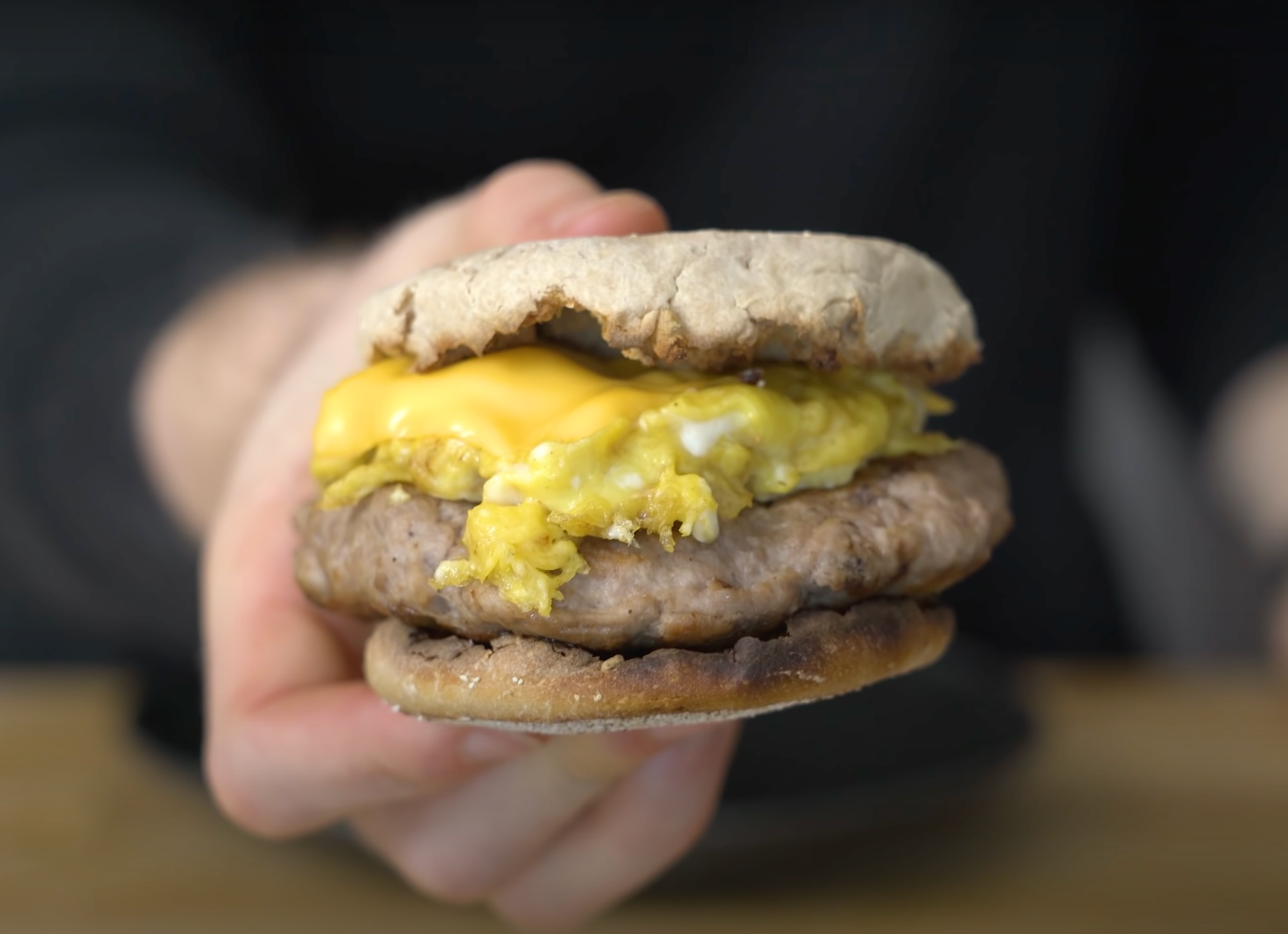 High Protein Turkey Sausage, Egg & Cheese English Muffin | CookWell