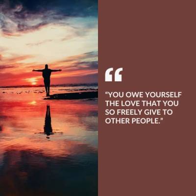 Sunset Quotes of Love Yourself