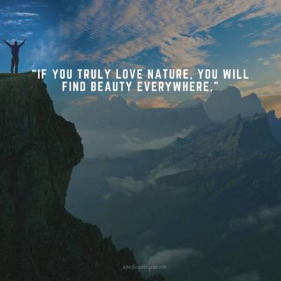 Nature Quotes Beauty Mountain