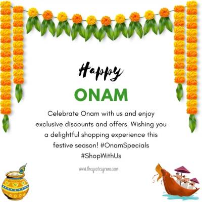 Onam Wishes For Business Promotions