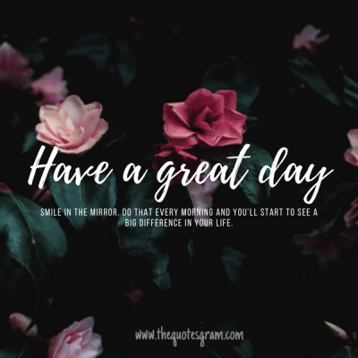 good morning quotes with flower