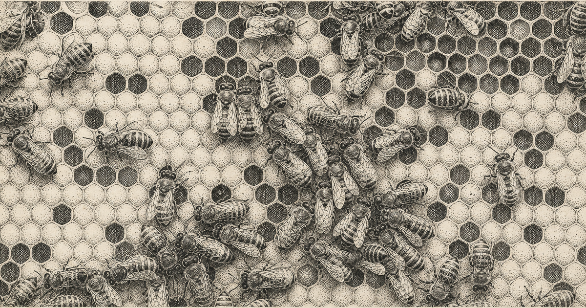 The swarm that designs itself