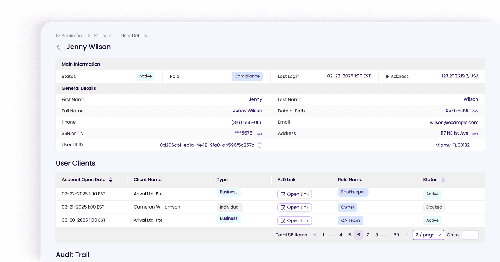Backoffice Portal