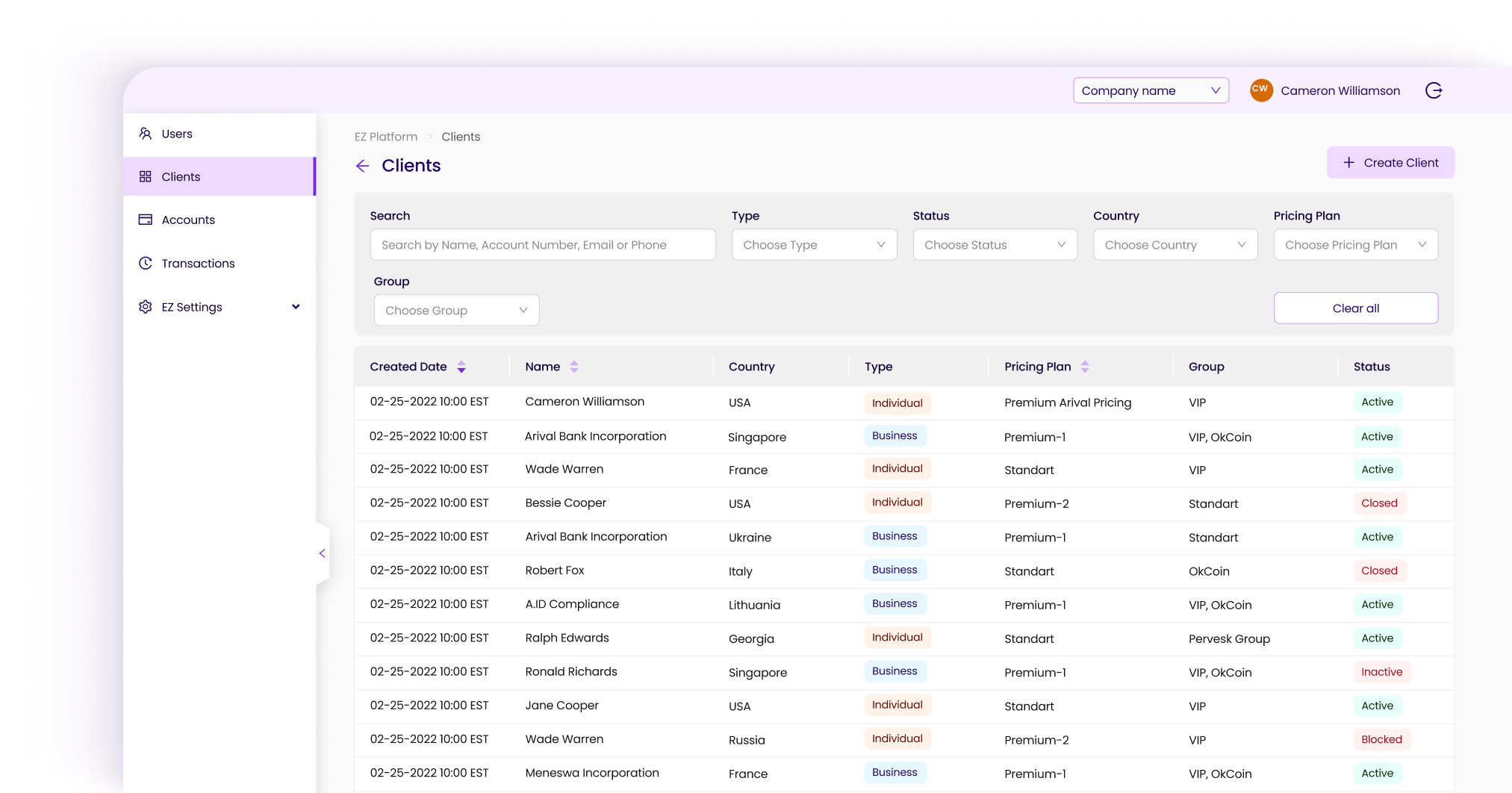 Backoffice Portal
