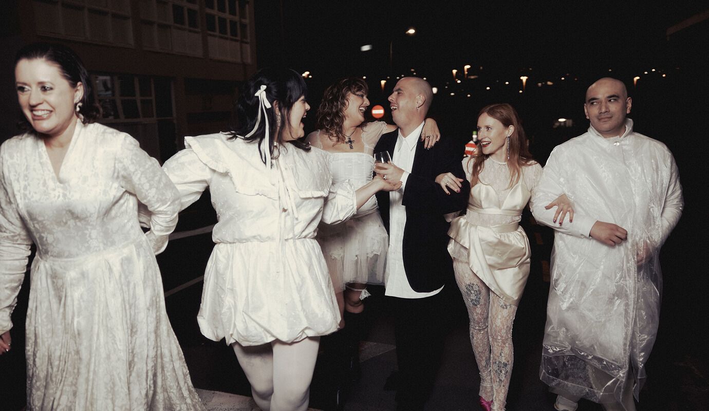 Sean Patrick Mahoney & Tau Subritzky's Wedding at Michael Lett Gallery | VEIL Magazine