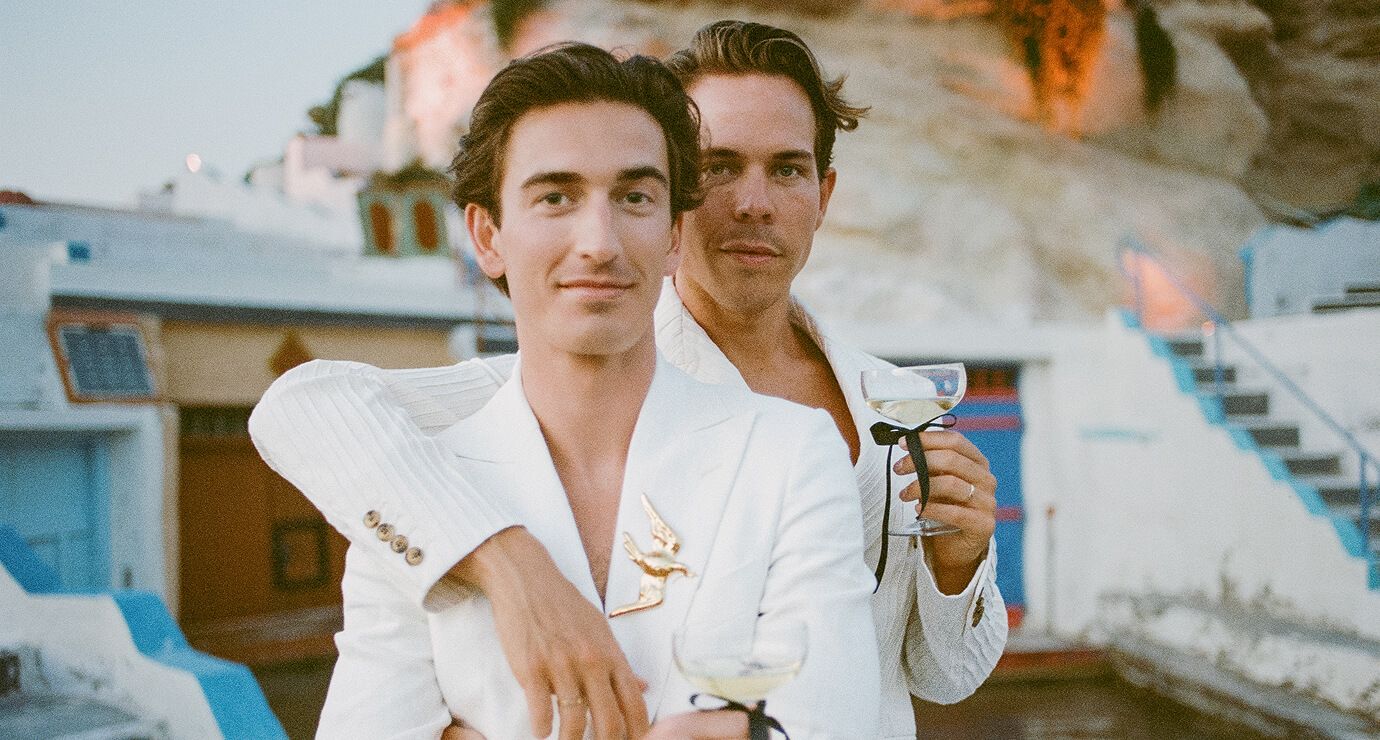 Cameron Wells & Ben Rush's Greek Island Wedding in Milos | VEIL