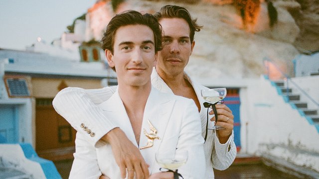 Cameron Wells & Ben Rush's Greek Island Wedding in Milos | VEIL