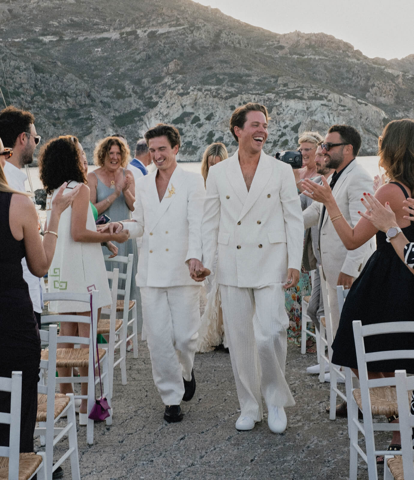 Cameron Wells & Ben Rush's Greek Island Wedding in Milos | VEIL