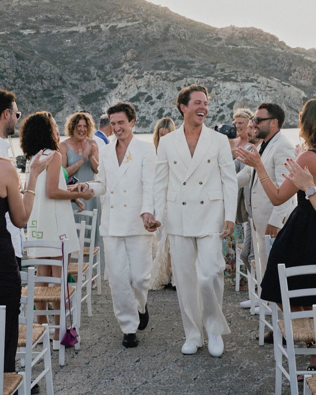 Cameron Wells & Ben Rush's Greek Island Wedding in Milos | VEIL