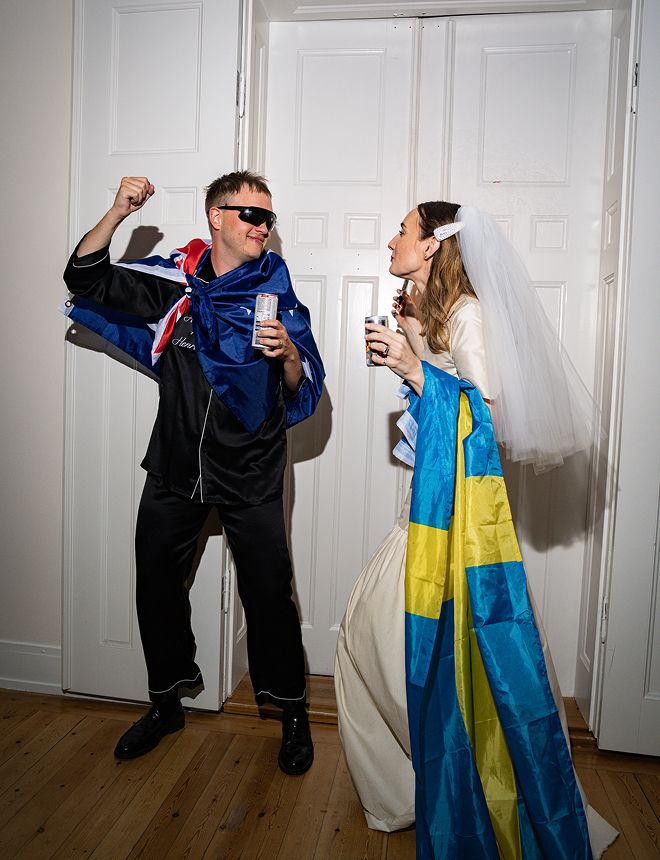 Alice Betts and Henrik Mäkinen Stockholm wedding