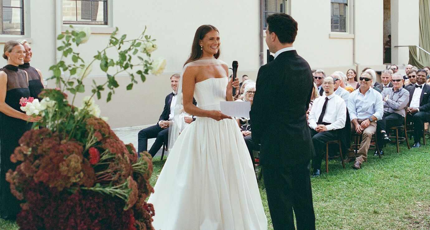 Caitlin Procter & Luke Richards' Sydney Mint Wedding | VEIL Magazine