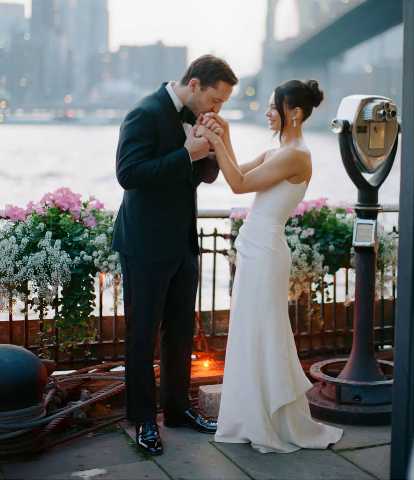 Allie Menzione & Tom Navin's River Café New York Wedding | VEIL Magazine