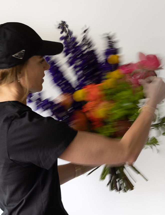 Hannah Moore Sniff Flowers Hawkes Bay