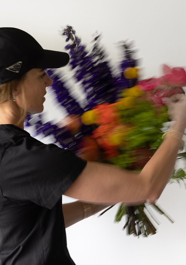 Hannah Moore Sniff Flowers Hawkes Bay