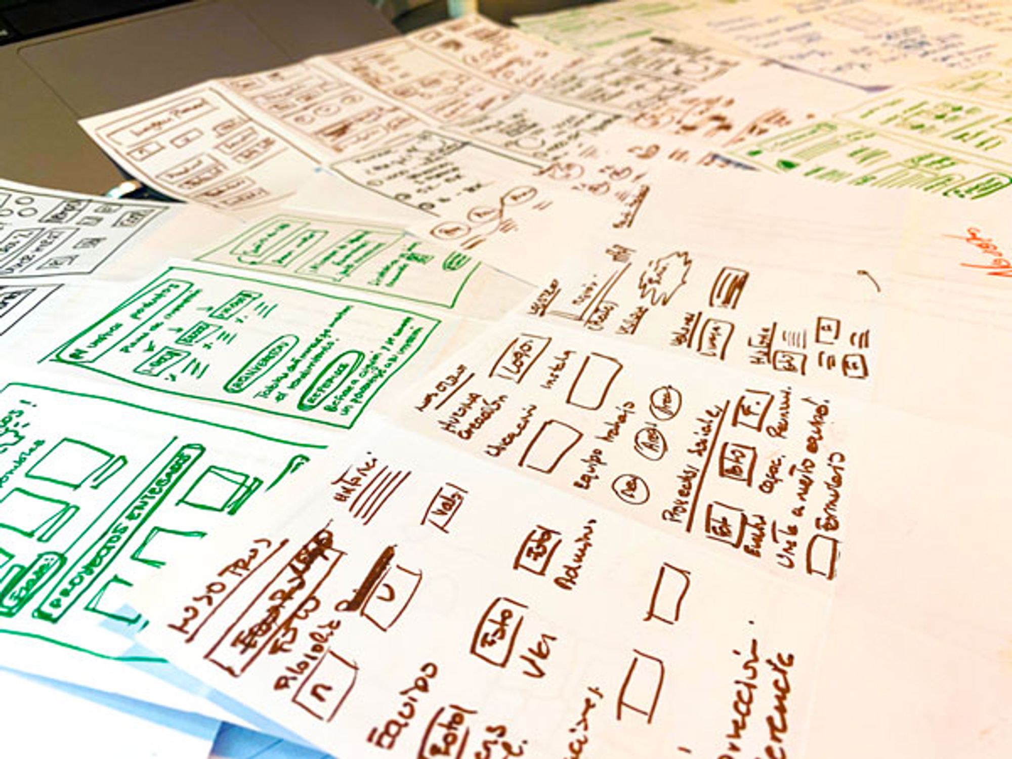 Guide for applying the Crazy 8 Technique for Wireframing