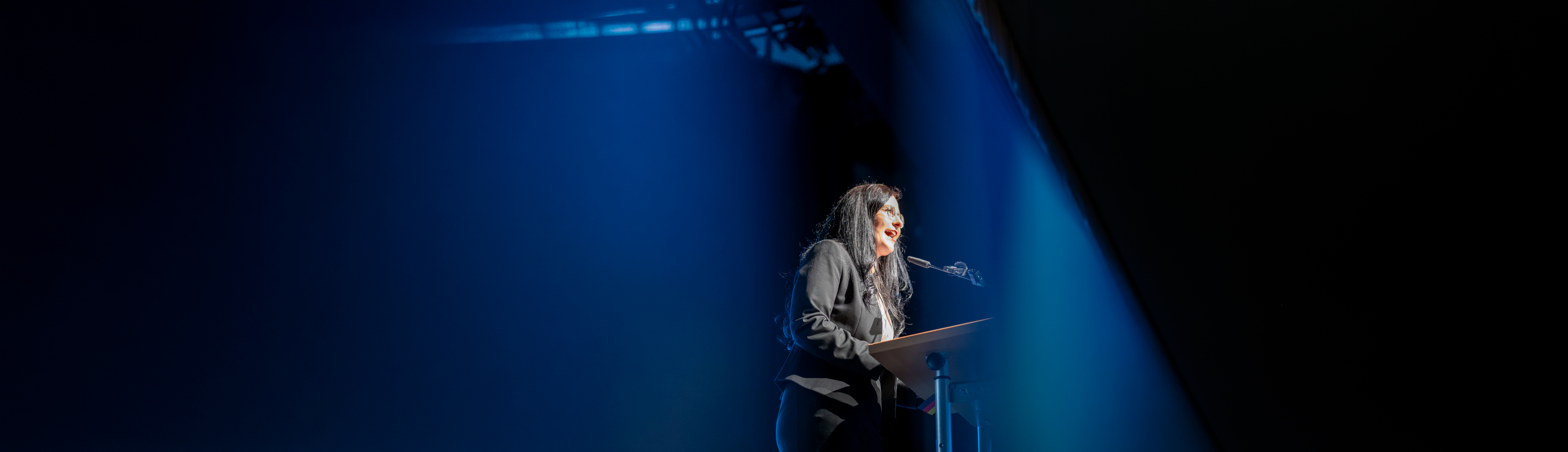 Catalina Monzon auf der Bühne