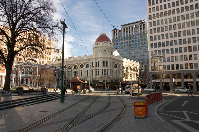 The Christchurch city railway and rebuilt central city, a major hub for our residential services.