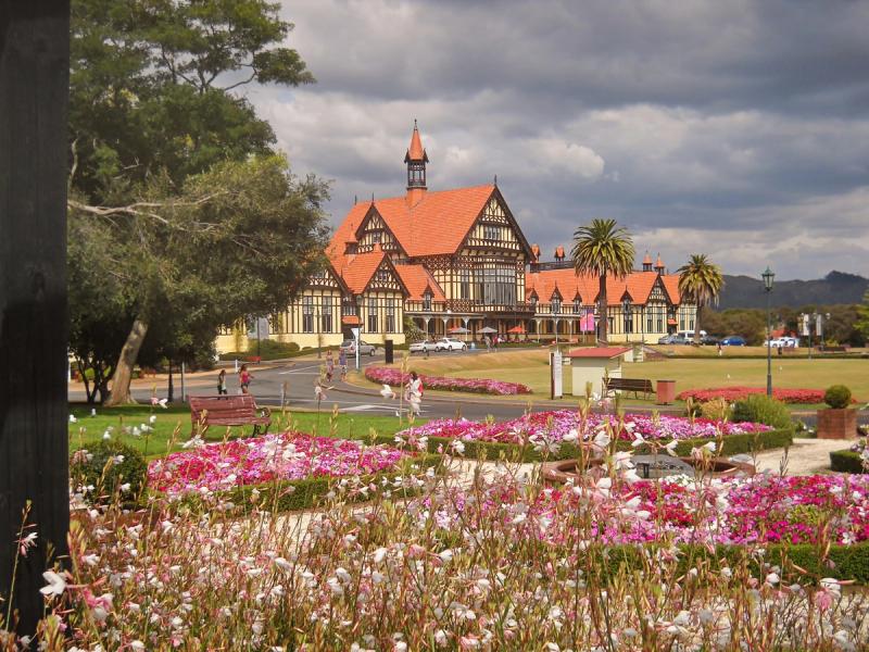 The historic Rotorua Museum and Government Gardens, representing our regional service area.