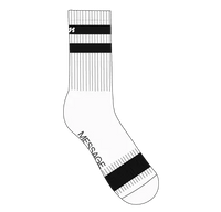 The Message Sport Sock in Black