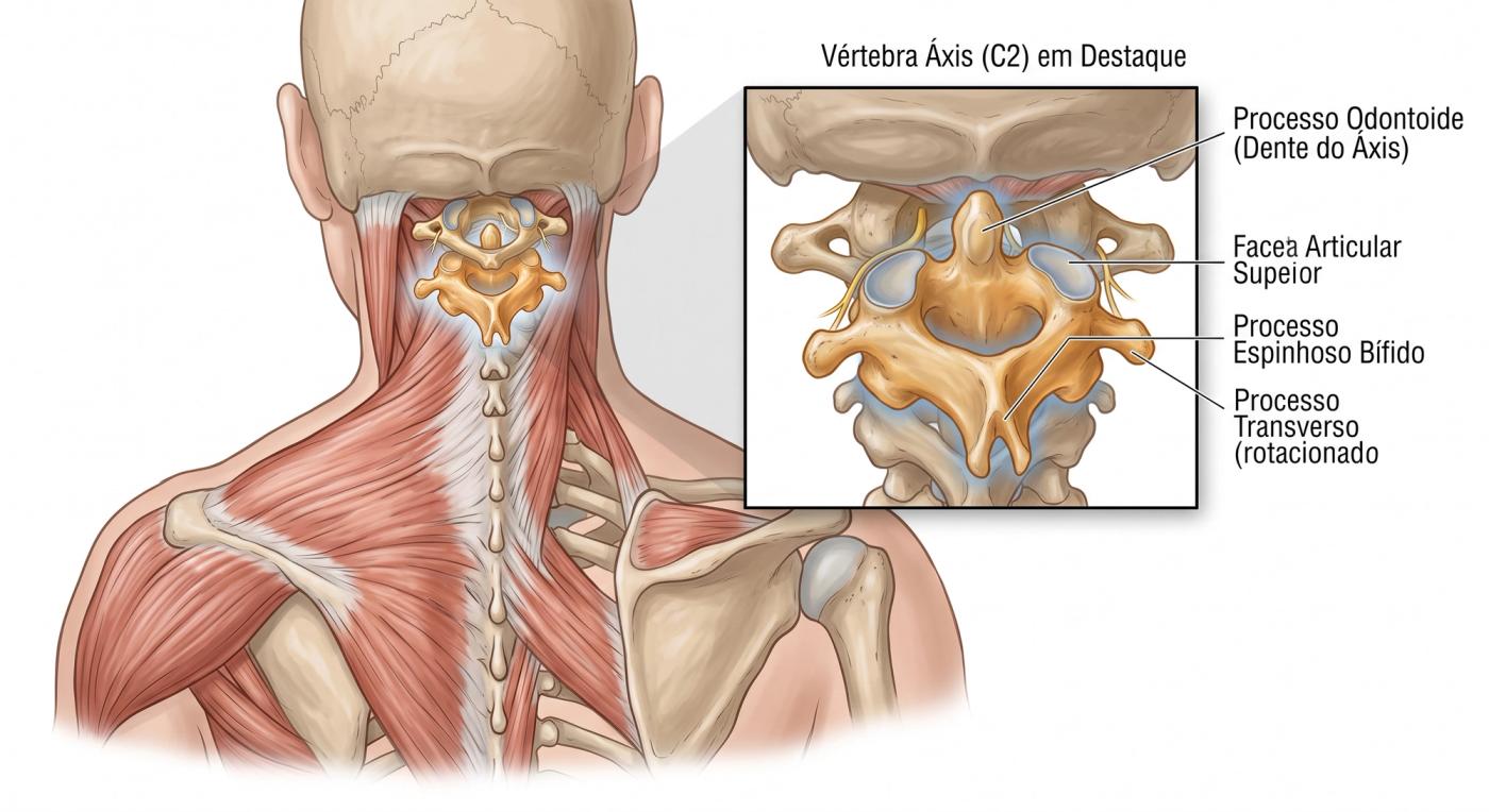 Vértebra C2: Tudo Sobre a Anatomia e Função do Áxis