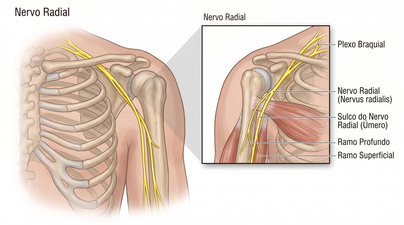 Nervo Radial: Anatomia, Funções e a Relação com a Mão Caída
