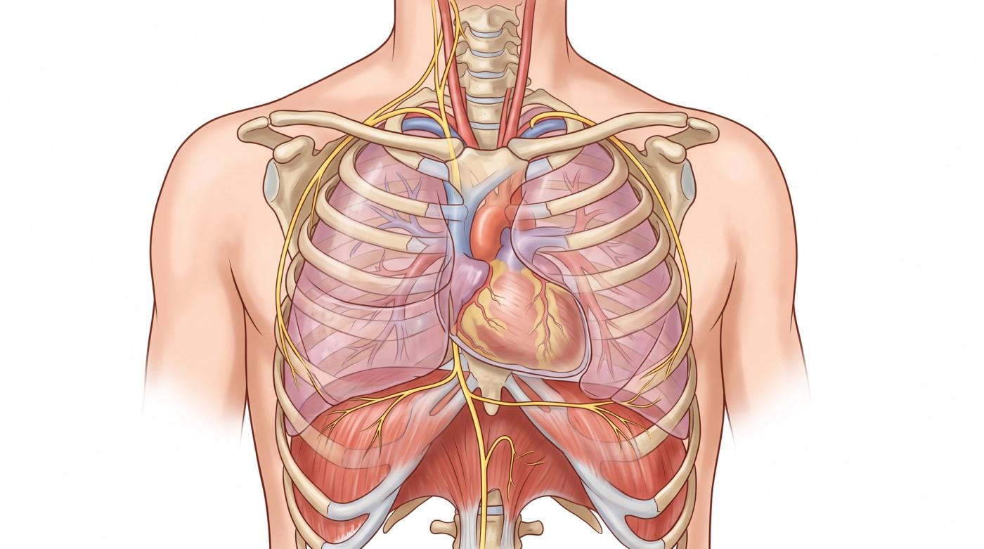 Nervo frênico: anatomia, função respiratória e impacto clínico