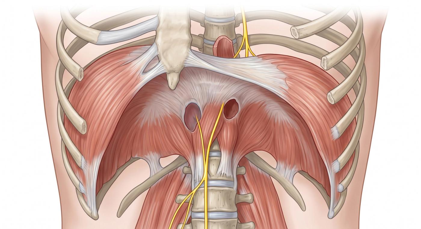 Anatomia do diafragma: entenda sua função na postura e saúde