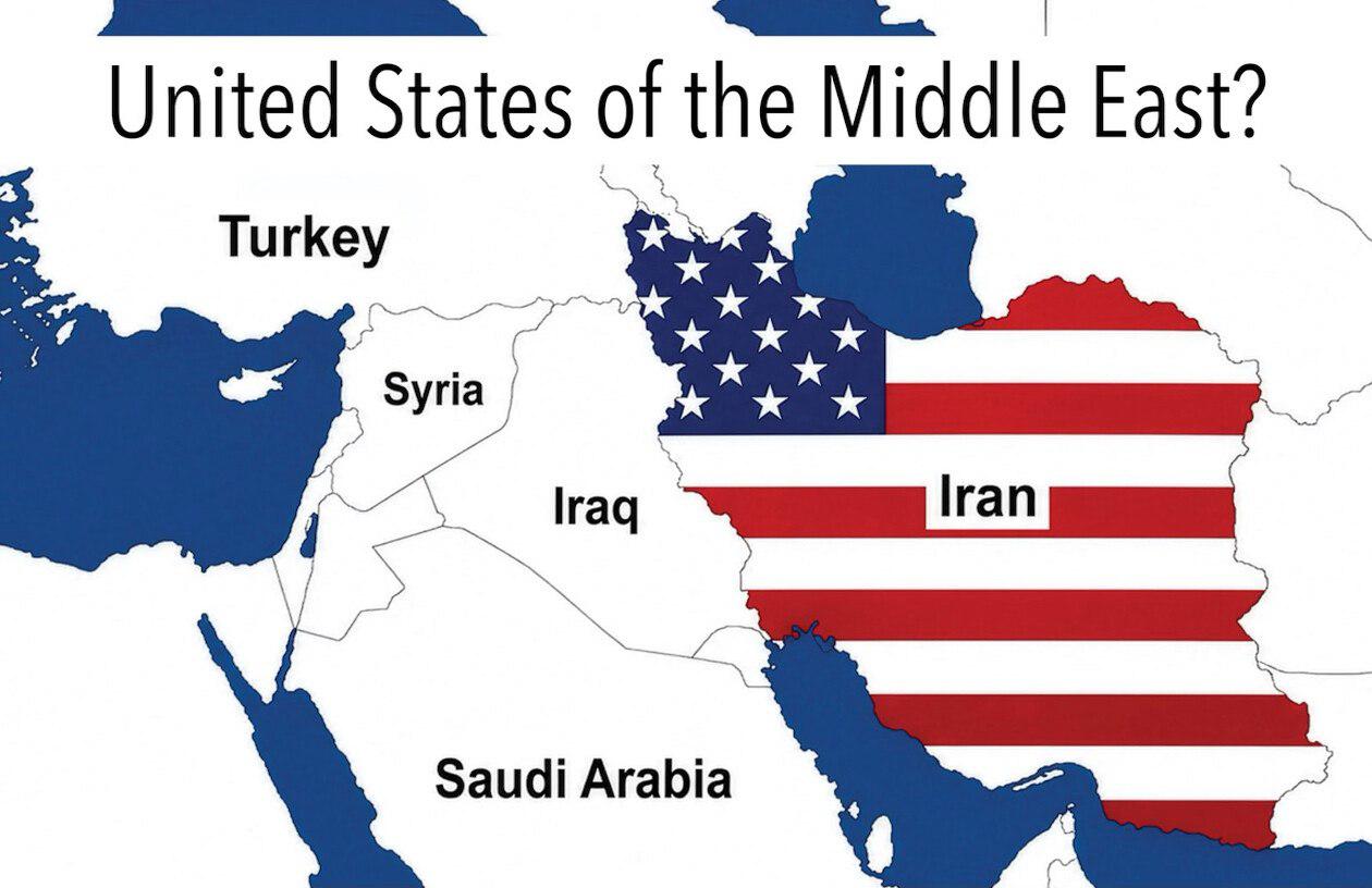 صورة نشرها ترامب عن إيران تشعل التساؤلات… والعلم الأميركي يطغى على الخريطة