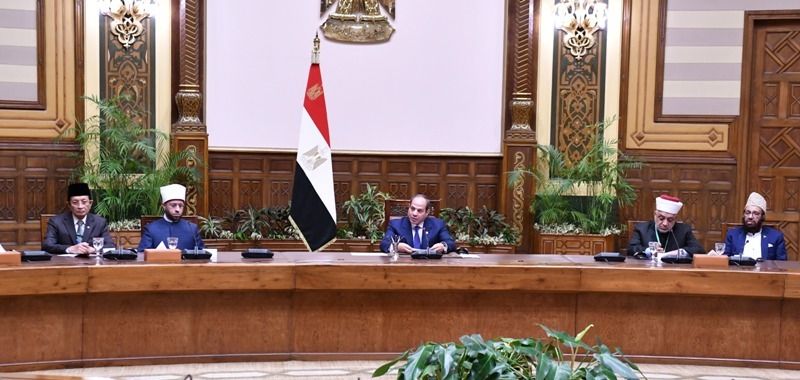 السيسي: الأزهر ركيزة الاعتدال وحصن أساسي في مواجهة التطرف