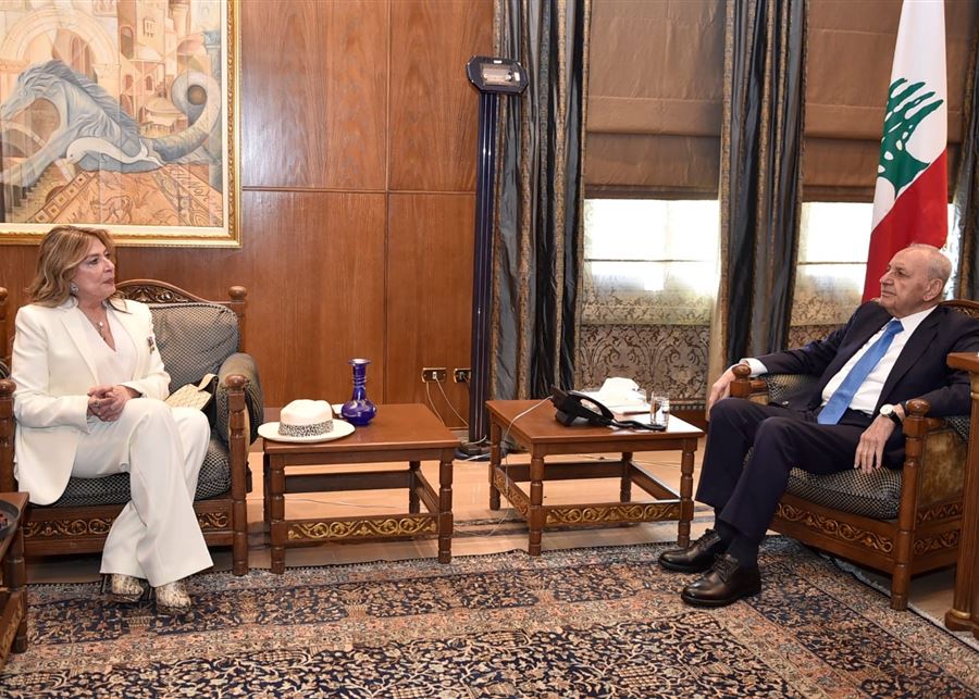 بري يلتقي المرشحة لمنصب الأمين العام للأمم المتحدة السفيرة إيفون عبد الباقي