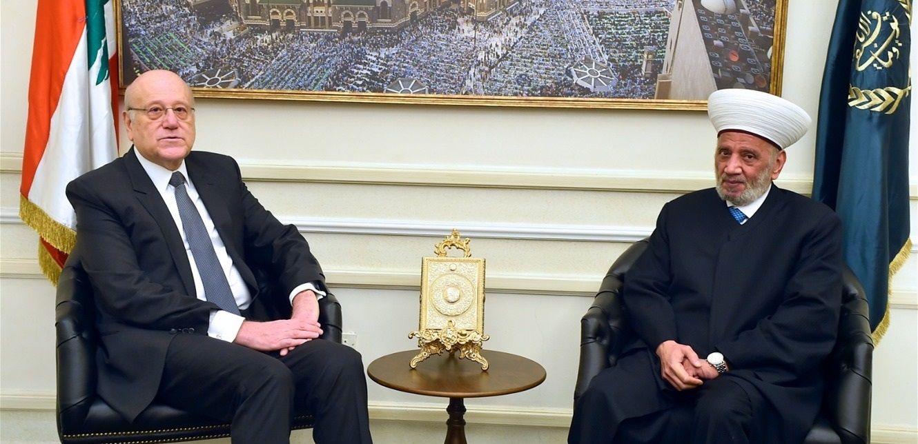 مفتي الجمهورية يثمن موقف ميقاتي خلال الاستشارات النيابية ويؤكد على الحكمة والمسؤولية