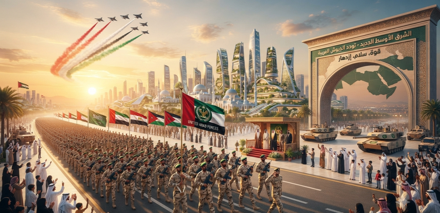 "الشرق الأوسط على أبواب التحول الكبير... تضامن عربي يعيد رسم موازين القوى ومفهوم الشرق الاوسط الجديد".