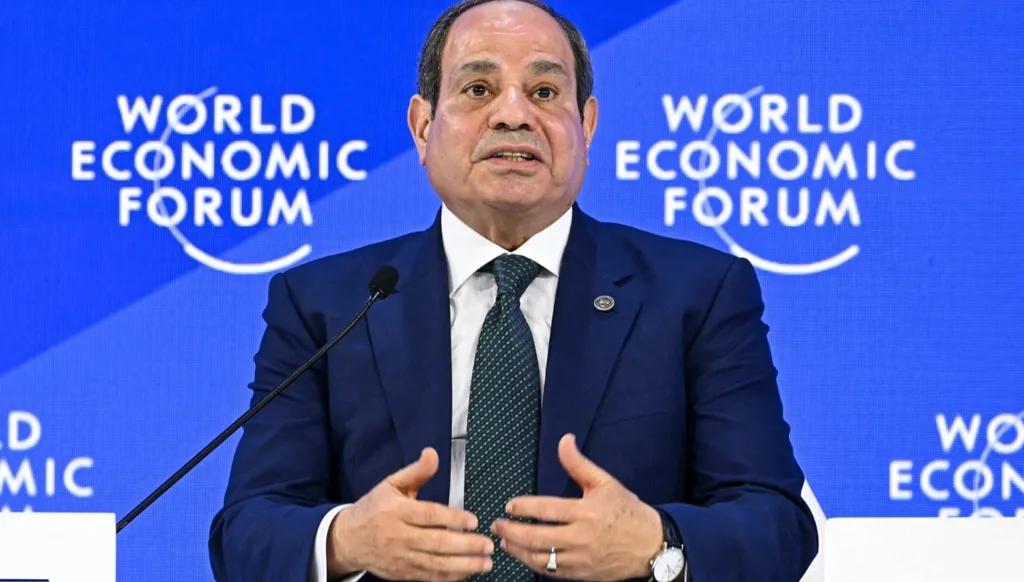 السيسي من دافوس: حوار سوري جامع بلا إقصاء… ولبنان على مسار تعافٍ ثابت