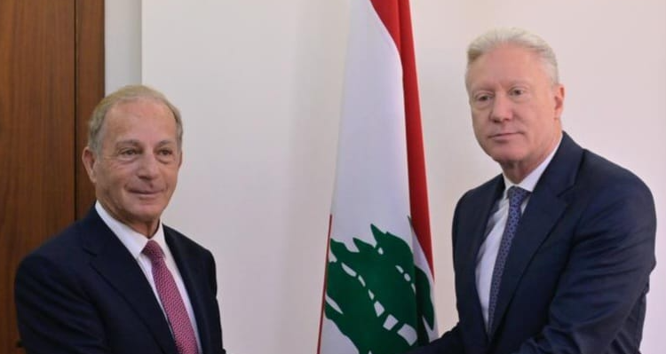 وزير الخارجية يستقبل السفير الأميركي الجديد ويبحثان الأوضاع في لبنان