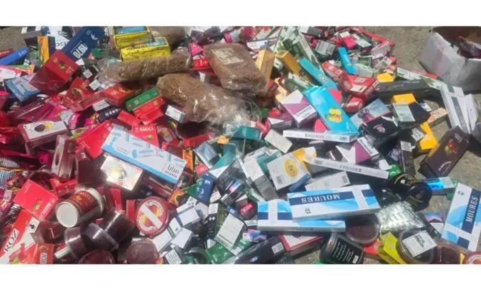 ضبط سجائر ومعسل وتنباك مهرب ومزور في مناطق بيروت