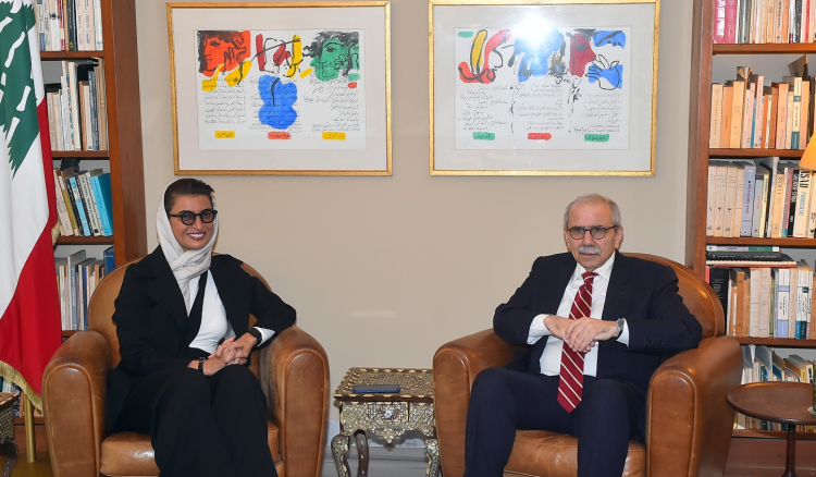 سلام يستقبل الكعبي: بحثٌ في تعميق الشراكة الثقافية والاقتصادية بين لبنان والإمارات