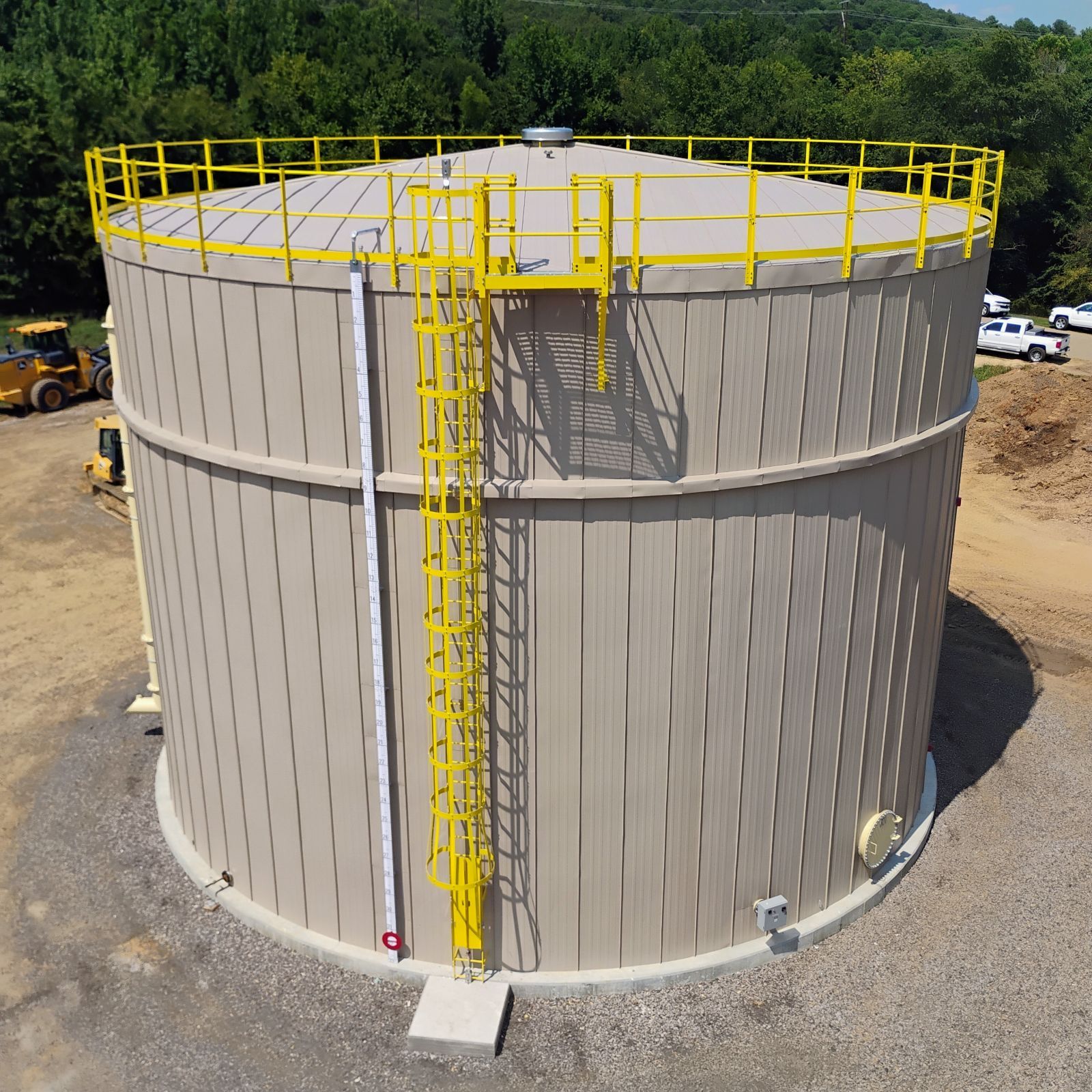 Insulation on Demineralized Water Tank