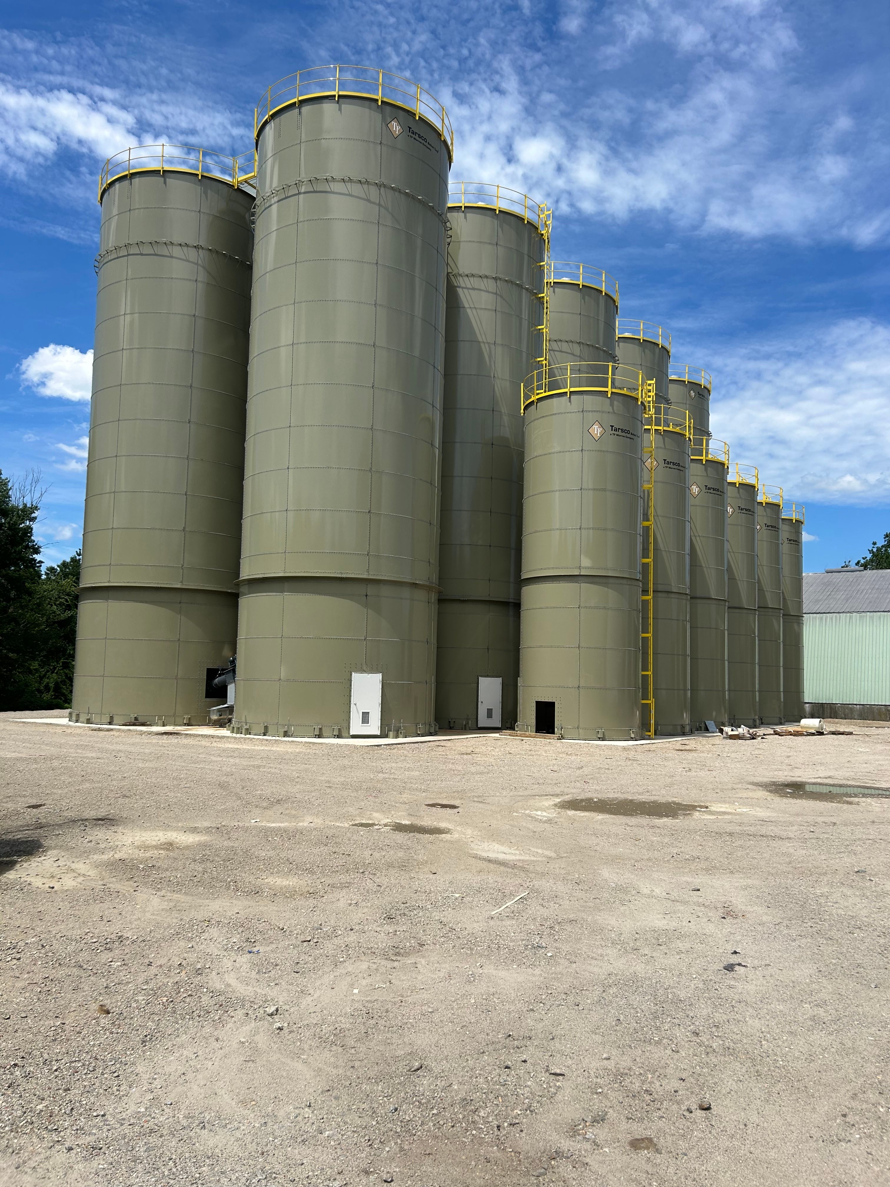 Lime and Soybean Silos