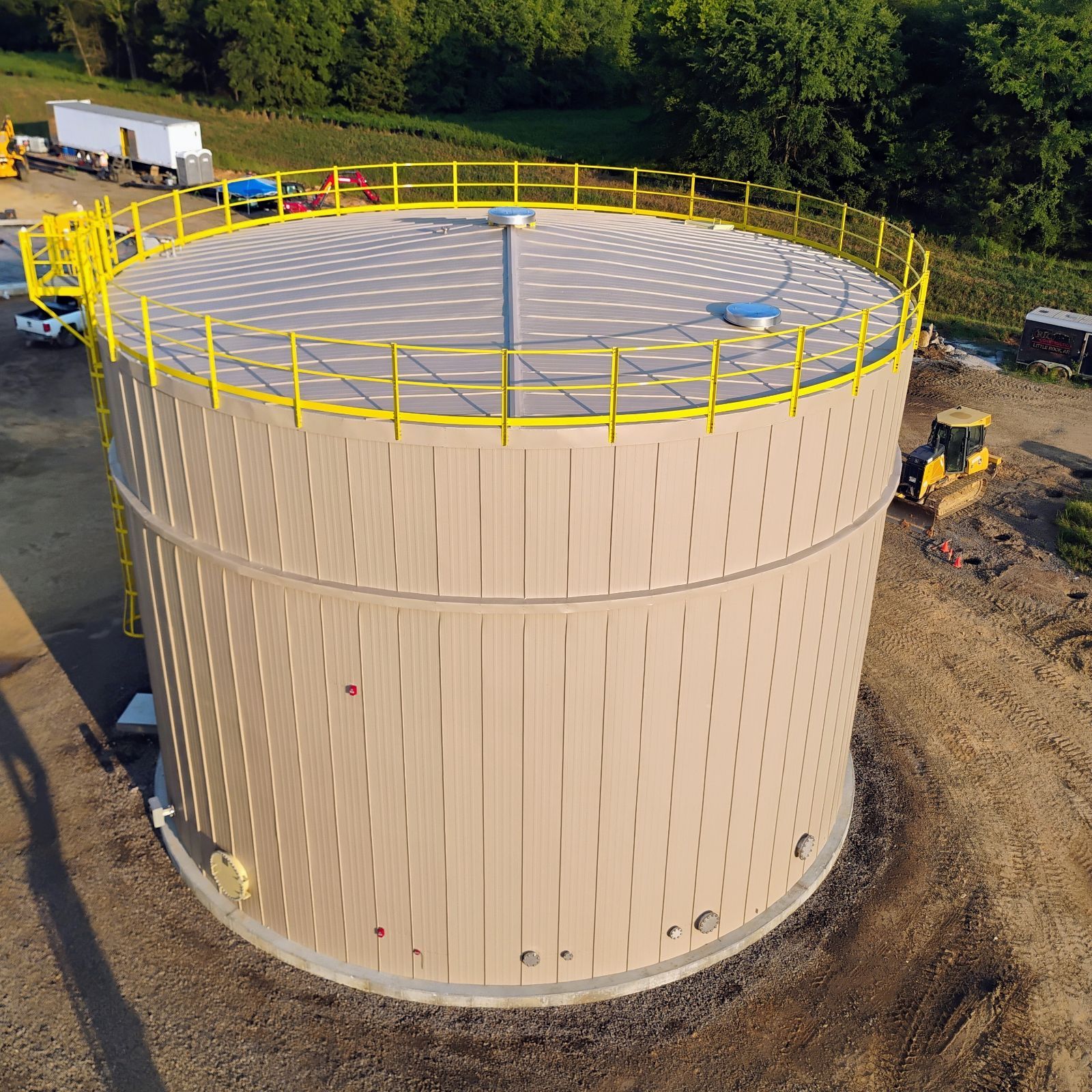 Insulation on Demineralized Water Tank