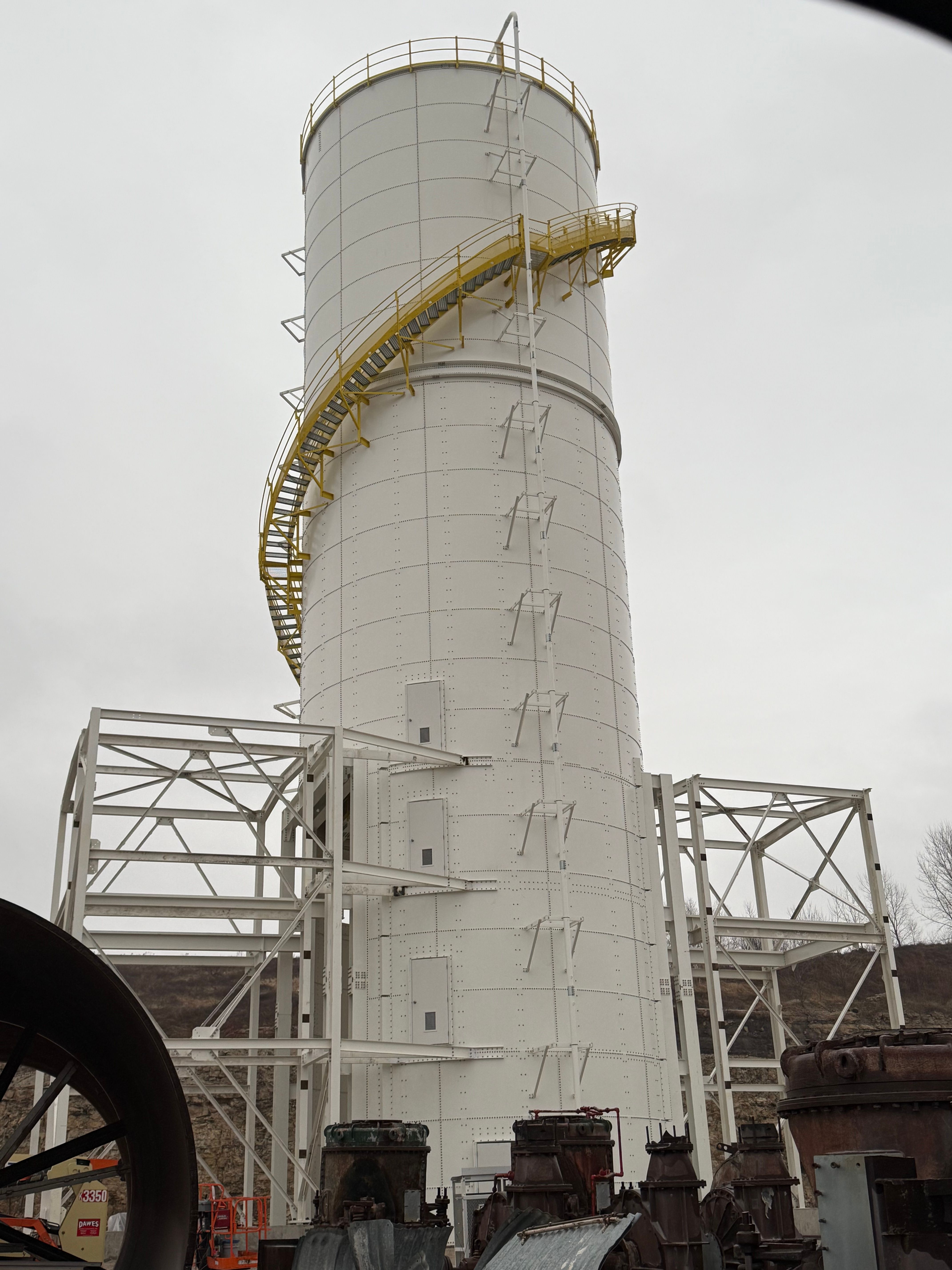 Steel Structural Supports for Silos