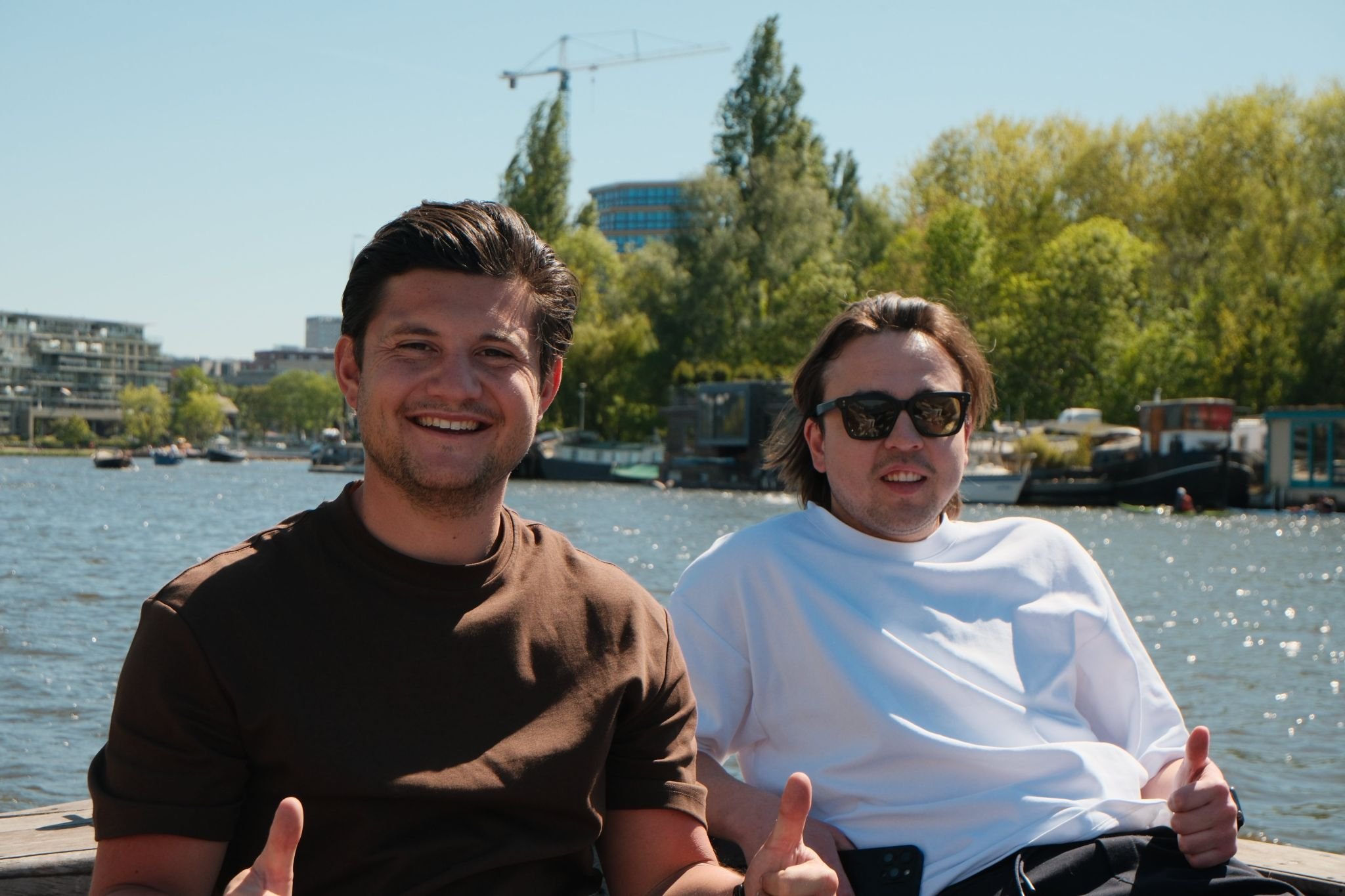 Het team van Flowlined aan het werk