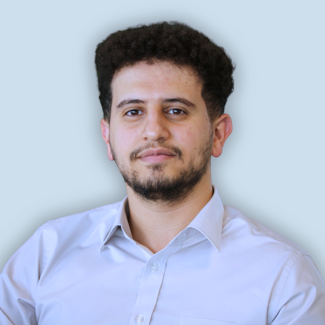 Portret van Mohammed Shomis